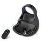 Penis Trainer Vibrator Cock Ring Glans Massager Masturbator with 9 Vibration Modes