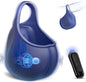 Testicle Cock Ring Penis Trainer Massager with 10 Vibration & Pulsation Modes