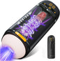 Electric Masturbator Vacuum Pump with 10 Thrusting & Rotating & Vibrating & Sucking