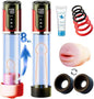 2 IN 1 Automatic Masturbator Penis Pump Enlarger with 4 Training & 3 Suction Modes