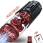 AI Sync Automatic Masturbator Blowjob Stroker with 7 Sucking & Thrusting & Rotating & Licking