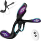 3 IN 1 Cock Ring Penis Trainer Vibrator Clitoral Stimulator with 10 Vibration Modes