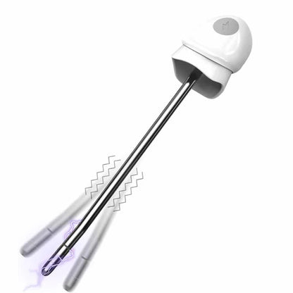 E-stim Penis Plug Vibrator Dilator with Urethral Catheter & 10 Vibration Modes