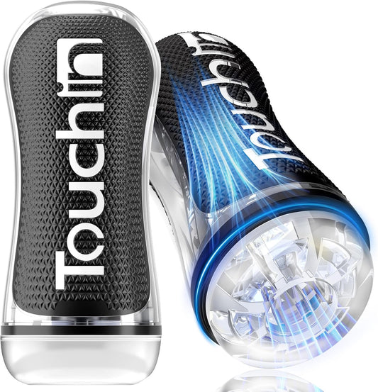 Ultra-Soft Pocket Pussy Oral & Vacuum Penis Trainer Stroker Masturbator
