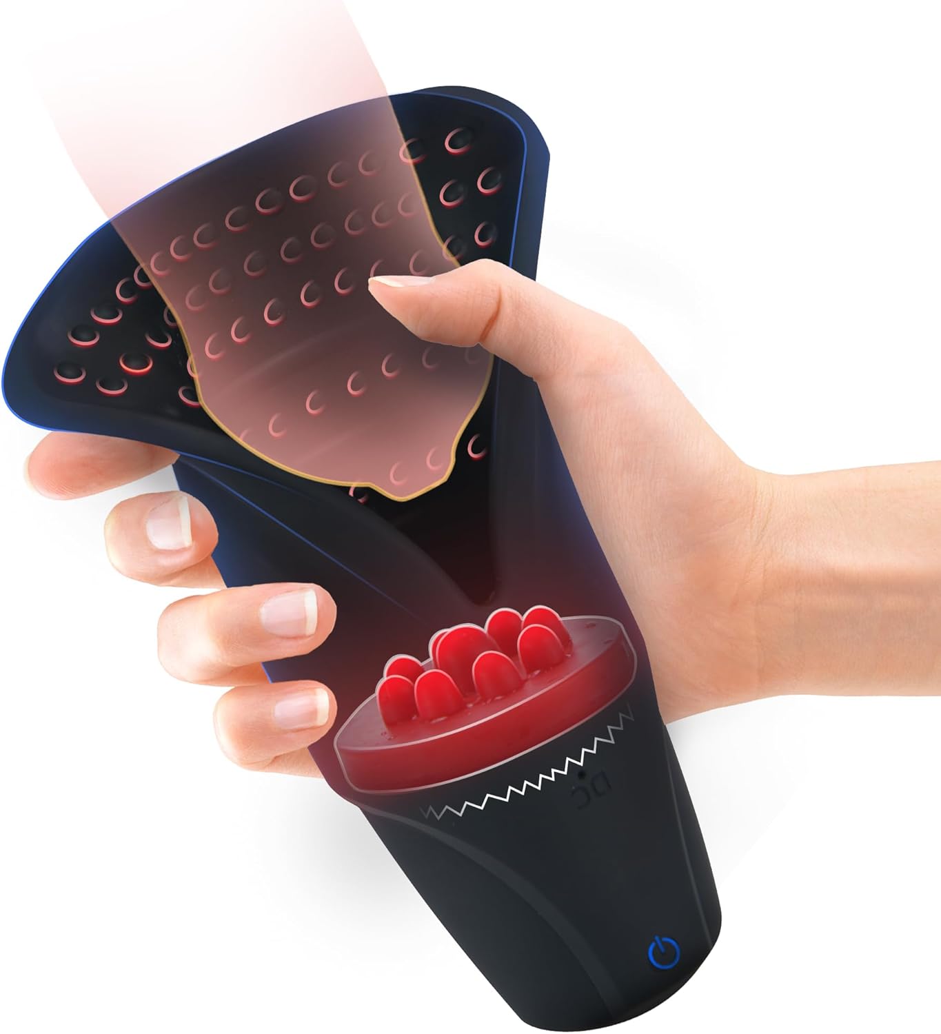 3 IN 1 Electric Masturbator Penis Trainer Stroker Blowjob with 10 Vibration Modes