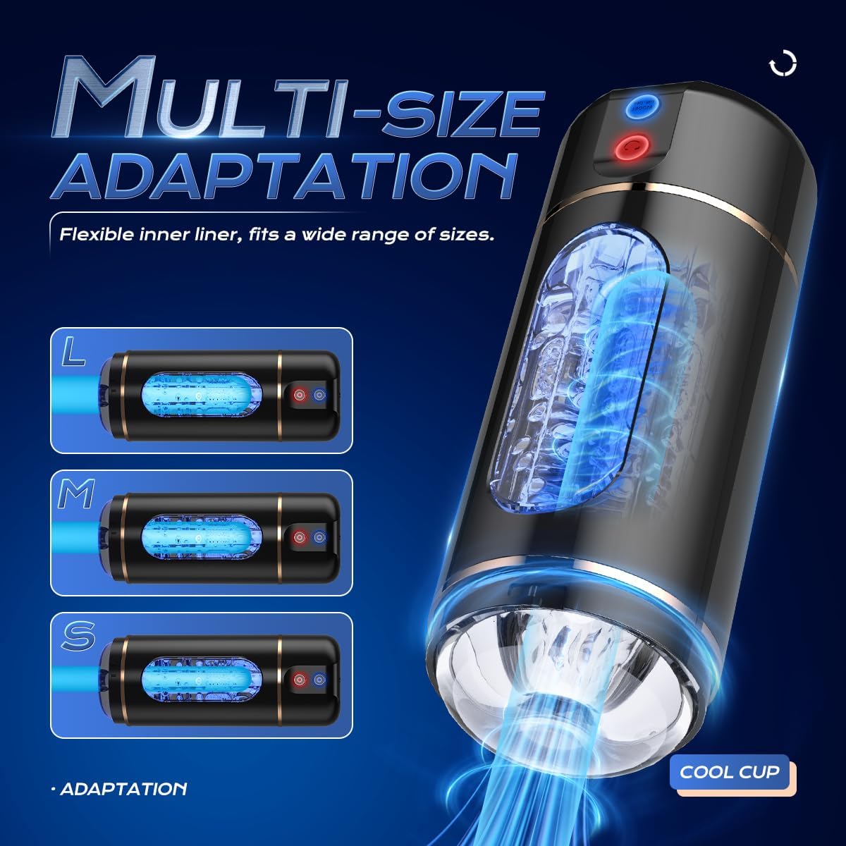 Realistic Masturbator Pocket Pussy Stroker Blowjob with 10 Vibration Modes