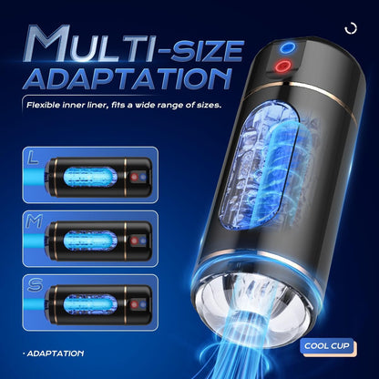 Realistic Masturbator Pocket Pussy Stroker Blowjob with 10 Vibration Modes