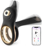 3 IN 1 Dual-Ring Penis Vibrator & Clitoral Stimulator Cock Ring with 10 Modes