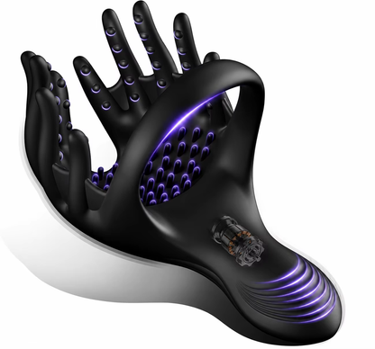 Wearable Testicle Massager Penis Trainer Vibrator Cock Ring mit 10 Vibration Modes