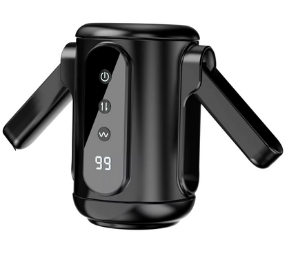 Smart Display Electric Masturbator Penis Glans Stimulator with 9 Thrusting & Vibrating
