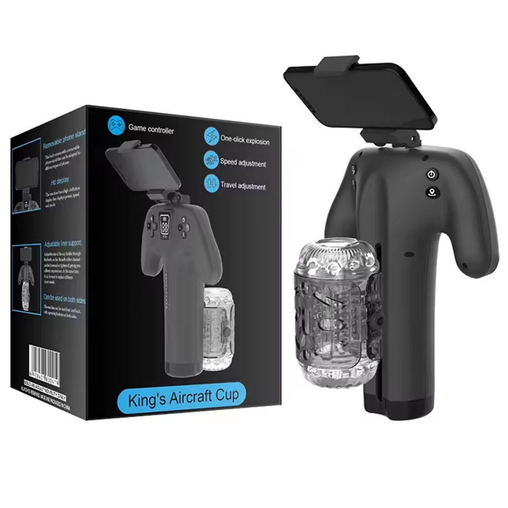 Automatic Masturbator Stroker Blowjob Sex Machine  with 5 Speed & 10cm Thrusting Modes