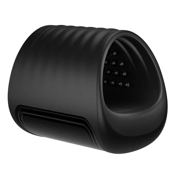 2 IN 1 Pulsating & Vibrating Male Cock Stroker Penis Trainer with 9*9 Modes