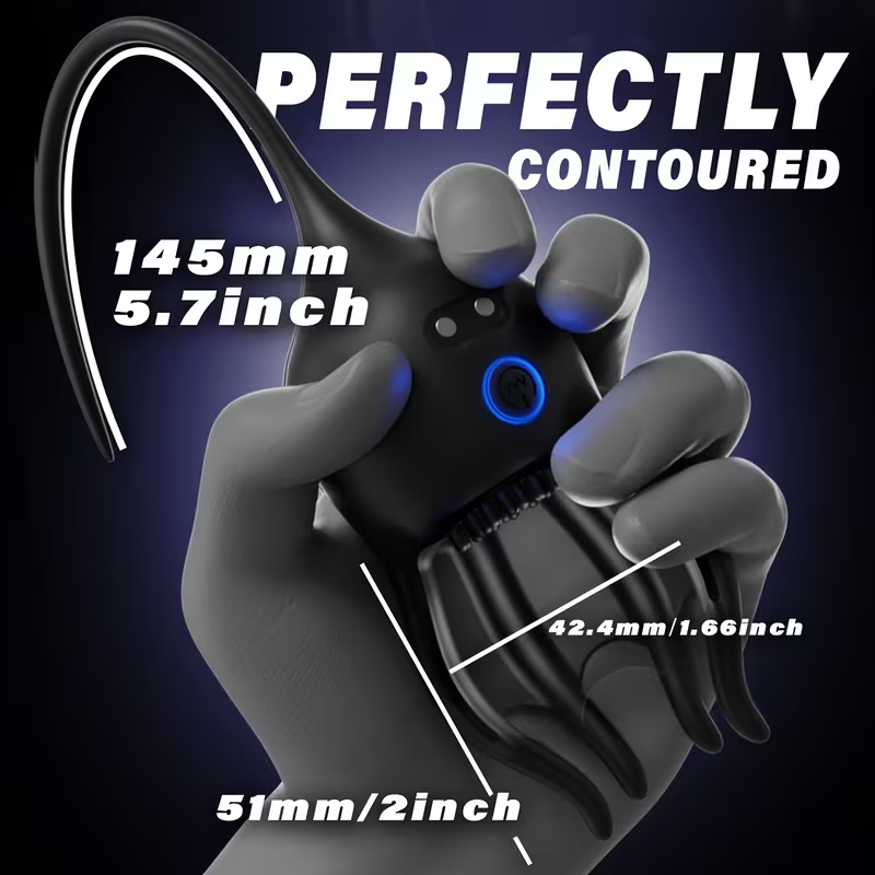 Electric Penis Trainer Vibrator Glans Stimulator with Urethral Sound & 10 Vibration Modes