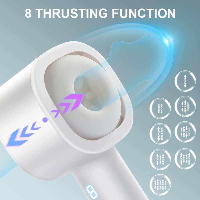 Automatic Masturbators Blowjob Stroker with 8 Telescopic Functions