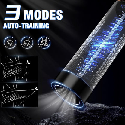 Automatic Penis Water Pump Dick Enlarger Trainer with 7 Sucking & Training Modes