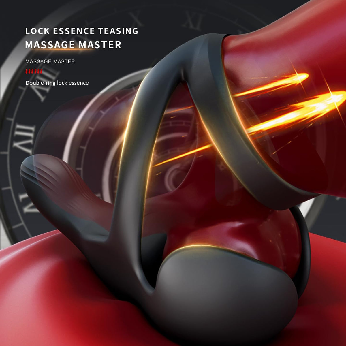 App-Control Penis Trainer VIbrator Cock Ring Prostate Stimulator with 10 Vibration Modes