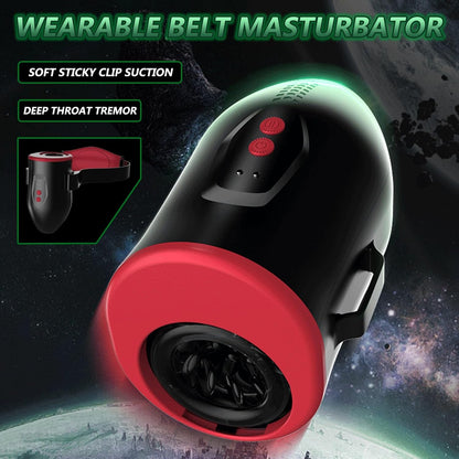 Automatic Sucking Male Masturbation Cup Stroker with 6 Vibrating & Thrusting Modes