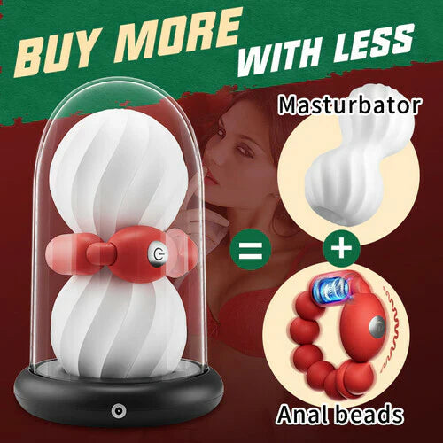 3D Vagina Penis Trainer Training Device Pocket Pussy Masturbator with 9 Vibration Modes