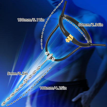E-stim Metal Insert Penis Urethra Plug Dilator Extender Penis Plug