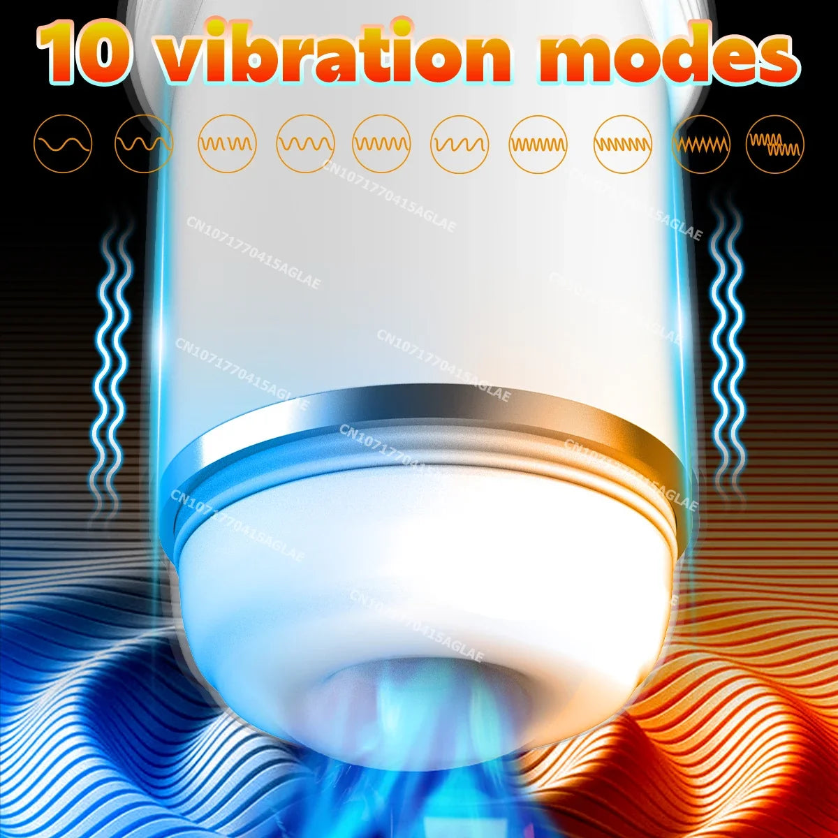 Automatic Masturbator Penis Stroker Blowjob with 10 Vibration Modes