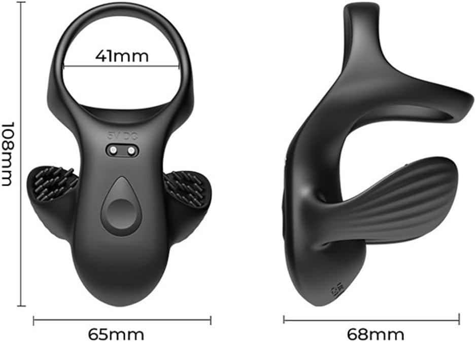Electric Testicle Penis Trainer Vibrator Massager Cock Ring with 9 Vibration Modes