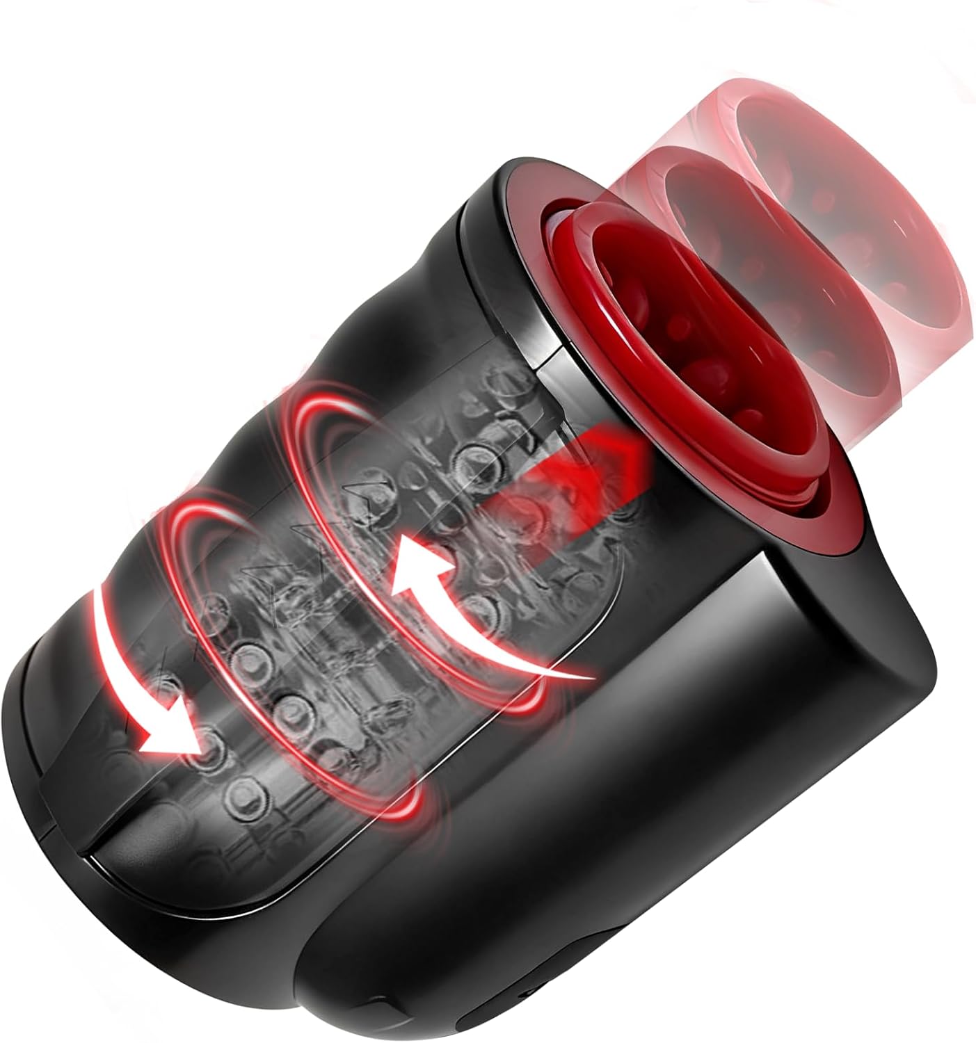 Hands-Free Penis Trainer Vibrator Stoker with 7 Thrusting & 7 Rotating Modes