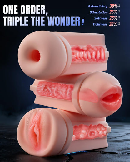 APP Control Stroker Blowjob Massage Masturbator with 10 Sucking & 10 Vibrating Modes