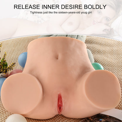 Fay - 19.84LB Lifelike Male Masturbator Pocket Pussy with 3D Realistic Virgin Pussy Ass