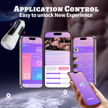 Automatic Masturbator Blowjob Stroker with 9 Sucking & 9 Vibrating & 9 Thrusting Modes