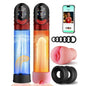 Electric Penis Pump Enlargers Training Extender Masturbator with 8 Suctions & 4 Modes