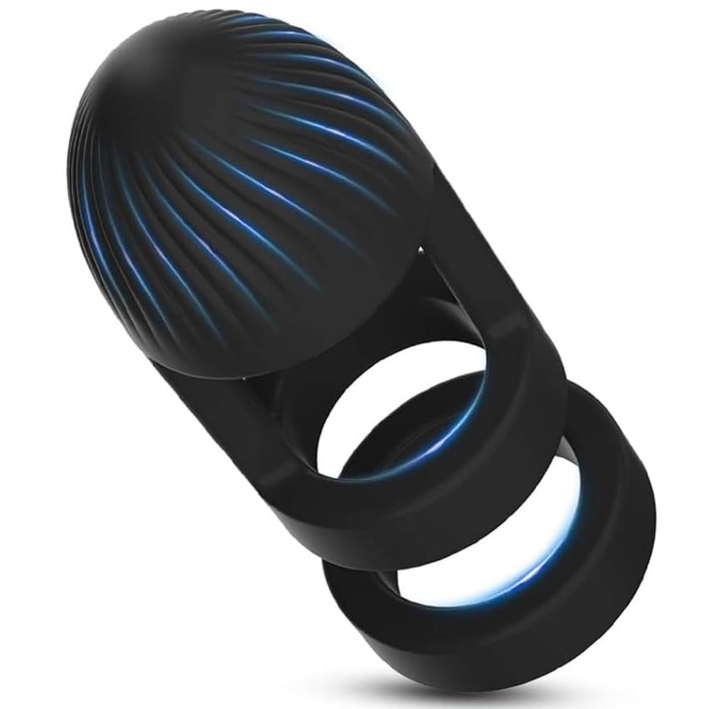 Testicle Vibrator Stimulator Penis Trainer Cock Rings Ball Stretcher