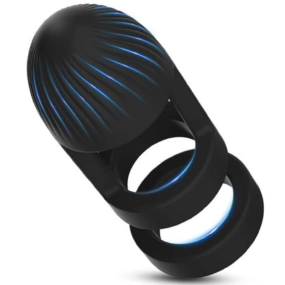 Testicle Vibrator Stimulator Penis Trainer Cock Rings Ball Stretcher