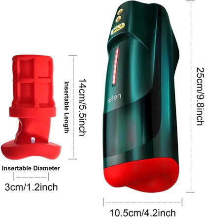 Automatic Sucking Heating Masturbator Stroker Blowjob Sex Machine with 7*7 Smart Mod