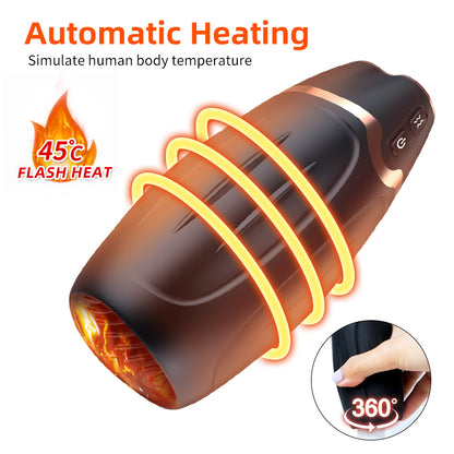 Automatic Masturbator Penis Training Device with Telescopic & Suction & Clamping