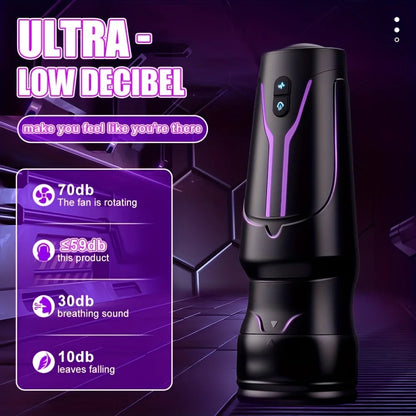 4 IN 1 Mouth Automatic Mastubator Pocket Pussy with Sucking & Vibrating Modes