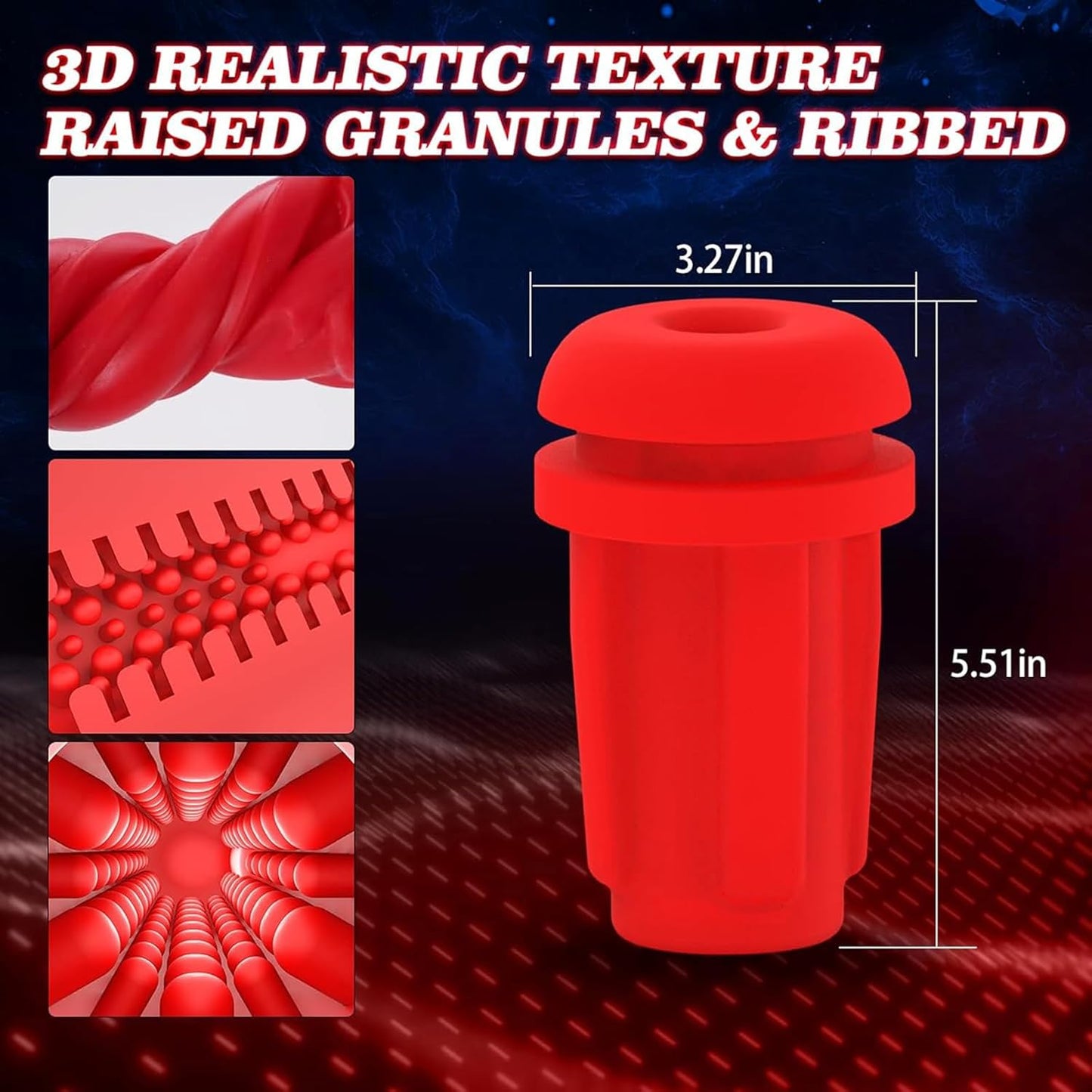 360° Wrapped Electric Masturbator Penis Trainer with 7 Vibration & 7 Suction Modes