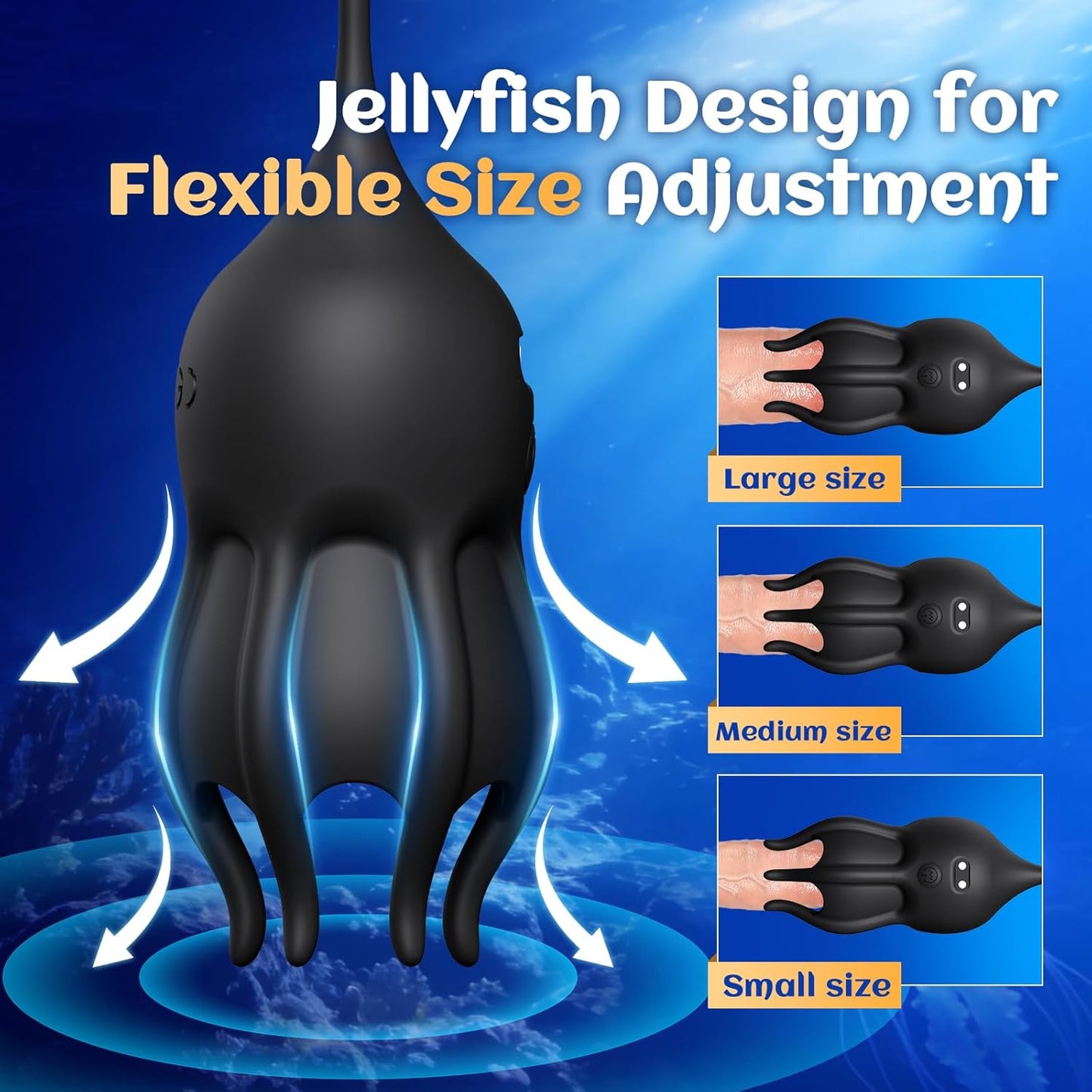 Electric Penis Trainer Vibrator Glans Stimulator with Urethral Sound & 10 Vibration Modes
