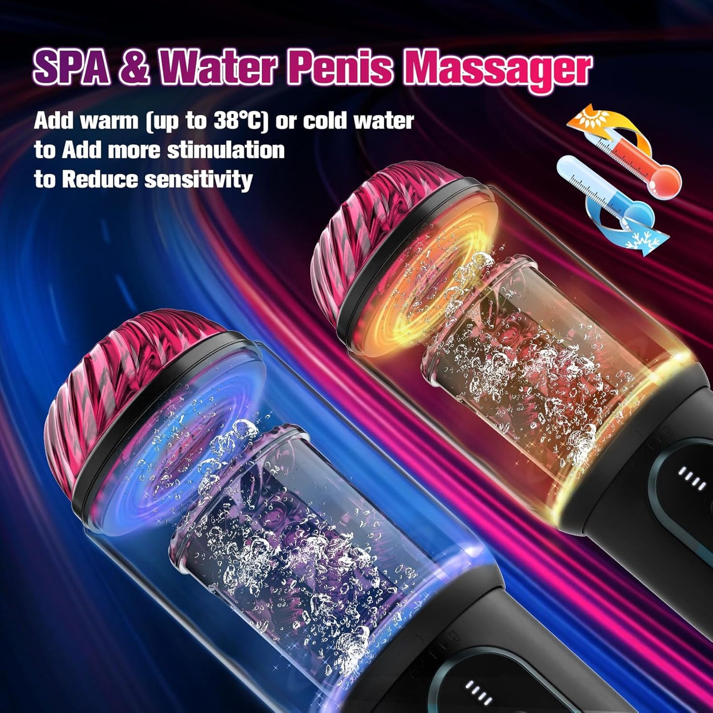 CVT Automatic Masturbator Sex Machine Pump Enlargers with Thrusting Roating Sucking Licking