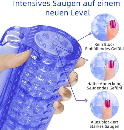 5D Internal Structure Electric Penis Trainer Pocket Pussy with 10 Vibration Modes