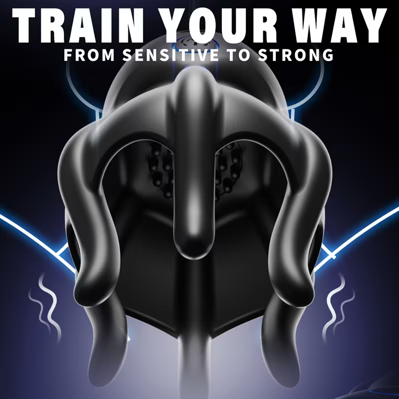 Electric Penis Trainer Vibrator Glans Stimulator with Urethral Sound & 10 Vibration Modes