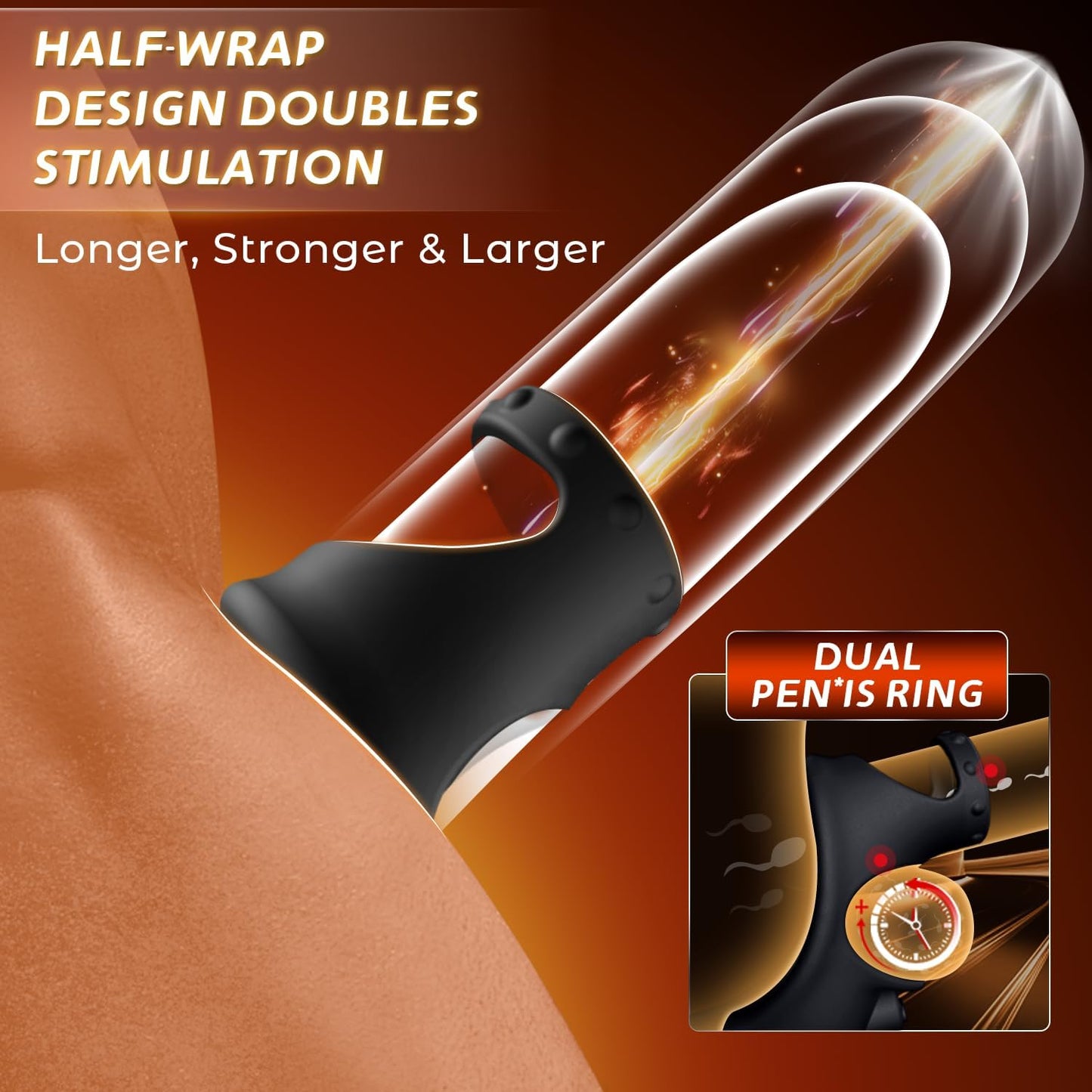 Smart Cock Ring Penis Trainer Anal Vibrator Prostate Massager with 10 Vibration Modes
