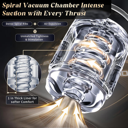 Open Ended Penis Trainer Pocket Pussy Squeezable Masturbator Stroker Blowjob