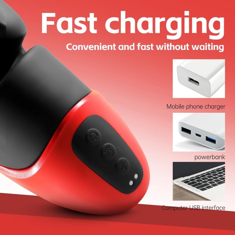 Electric Penis Trainer Glans Stimulator Masturbator with 10 Vibration Modes