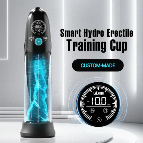 AI Intelligent Penis Pump Masturbator Stroker with Powerful Vacuum Suction