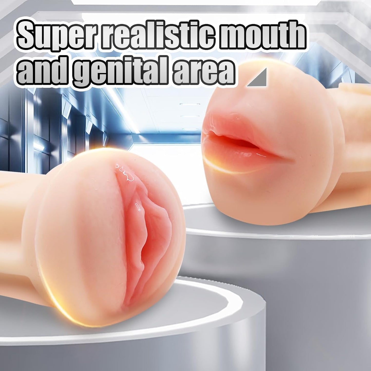 10 IN 1 Automatic Masturbator Pocket Pussy Blowjob with 10 Vibration Modes