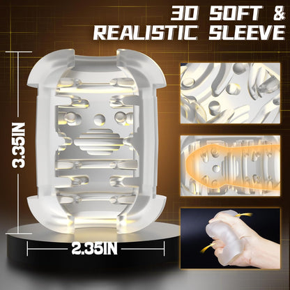 Automatic Masturbator Stroker Sex Machine with 6 Thrusting & Vibration Modes