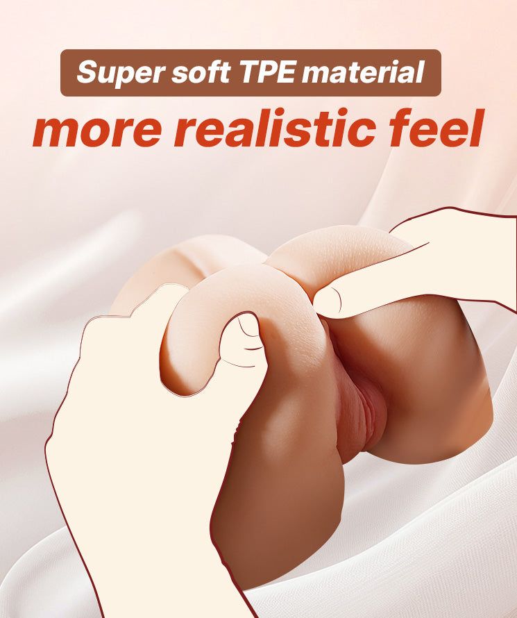Lina - 5.5LB Dual-channel Sex Doll Torso Realistic Masturbator
