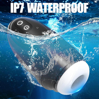 Automatic Masturbator Pocket Pussy Stroker Machine with 9 Vibration & 9 Suction Modes