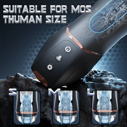 Auto Masturbator Penis Pump Stroker Machine Erotic Massage with 10 Vibrating & 5 Sucking