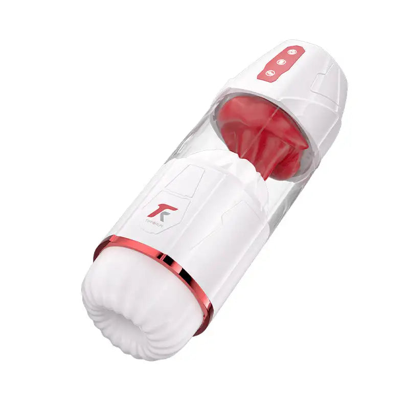 Automatic Masturbator Penis Pump Blowjob with 10 Suction & 10 Tongue Licking Modes